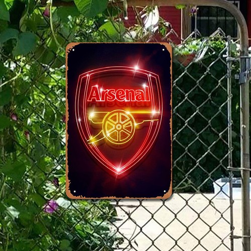 Metall Arsenal Zinnschild rechteckige Eisenmalerei Wand Home Bar Dekor 30x40 cm - Picture 7 of 12