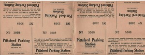 Pittsford-NY-Parking-Station-Vintage-Ticket-Yardman-Receipt-Space-Rent