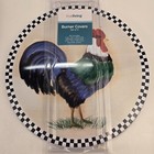 Rooster Metal Burner Covers~Set of 4~2 Large 2 Small~New in Package 10 in, 8 in