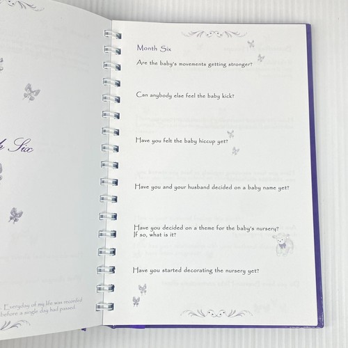 Butterflies & Hiccups Guided Pregnancy Journal for Mom Hardcover - Imagen 11 de 12