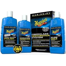 Ultimate Marine Fiberglass Repair Kit - Restore Finish & Lasting Shine, 16oz