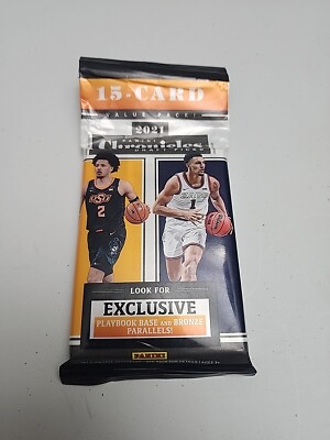 2021 Panini Chronicles Draft picks NBA 15 Card Pack New