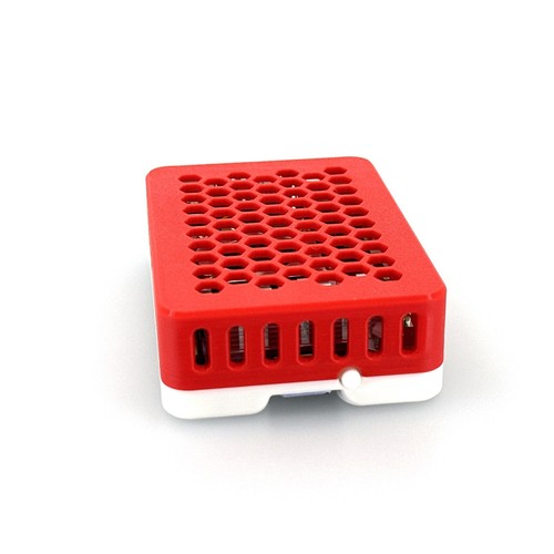 Raspberry Pi 5 Case, Custom 3D Printed with Silicone Bumper Pads, Ventilated - Picture 10 of 24
