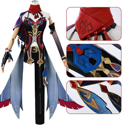 Anime Genshin Impacto Chasca Disfraz Trajes Halloween Carnaval Traje - Imagen 2 de 22