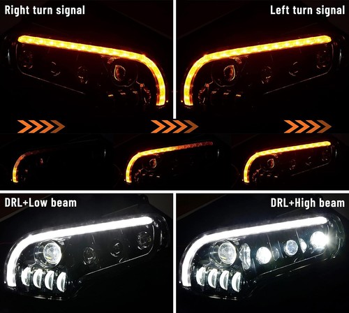 Kit de actualización de faros delanteros LED para Honda Goldwing GL1800 2001-2018 - Imagen 9 de 15