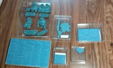 Rubber Stamps Lot Inspirational Words Family Novelty
