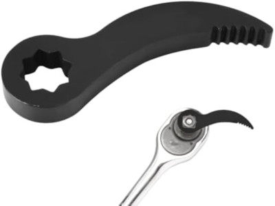 1/2 + 3/8 Pry Bar Wrench Adattatore Testa, Mezzo Albero