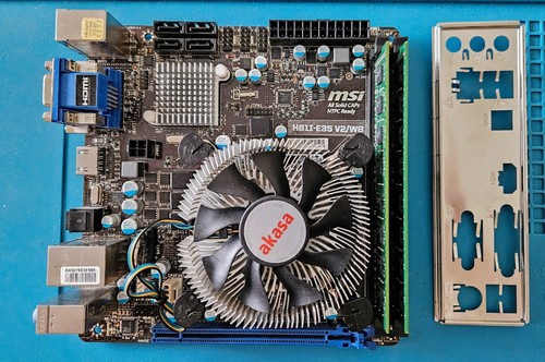 Motherboard + CPU + Cooler + RAM Bundle - Intel Xeon e31260L CPU + 8GB RAM