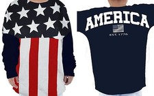 Kids American Flag Usa Freedom Patriotism Pride Nationalism Pullover Sweat Shirt