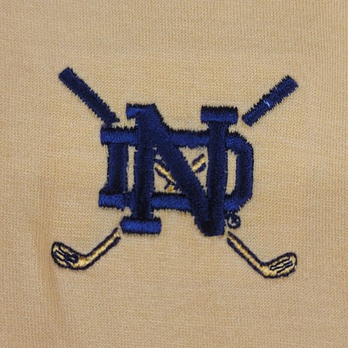 Warren Golf Course at Notre Dame Mens XL Yellow Short Sleeve Golf Polo Shirt - Picture 8 of 9