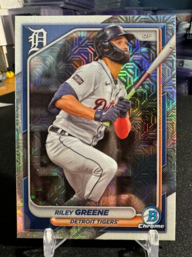 Riley Greene SP MOJO 2024 Bowman Chrome Mega Mojo Refractor #16 • Detroit Tigers