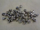 UPHOLSTERY STAINLESS STEEL SCREW COVER SNAP SET OF (50) 3/8" x 3/8" MARINE BOAT