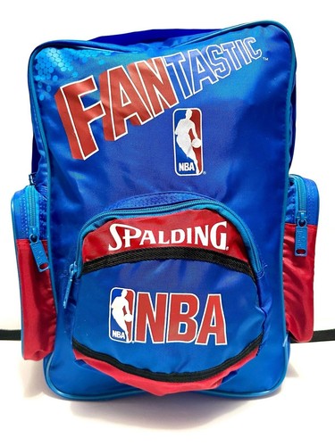 Vintage NBA Basketball Spalding Blue Backpack FANtastic