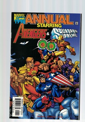 Marvel Comic The Avengers Annual 1998 & Squadron Supreme $2.99 USA 
