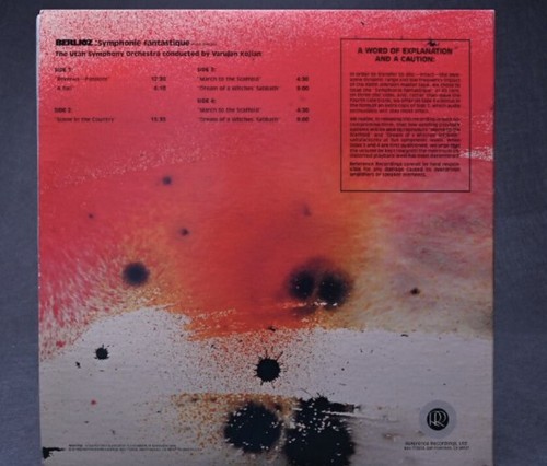 Berlioz Kojian Utah Symphony Reference Recordings RR11 GF 2 LP - Picture 2 of 2