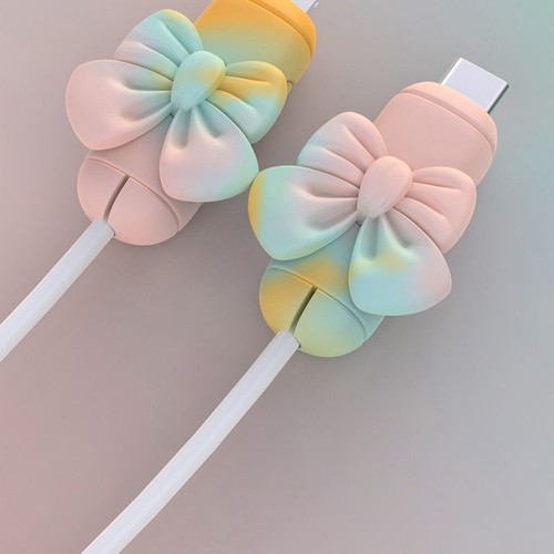 Cord Saver Cable Protector Silicone Silicone Cover for Samsung/Huawei/Xiaomi - Zdjęcie 9 z 19