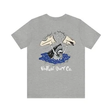 Outlaw Surf Skeleton Shark Attack T-Shirt
