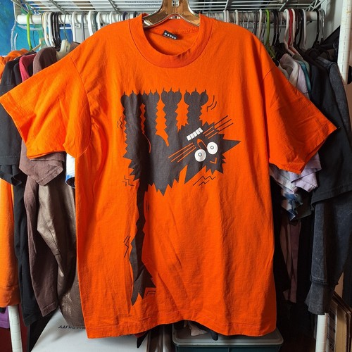 Vintage 80er Jahre schwarze Katze Herren Größe XL Halloween Einzelnaht Punze - Bild 2 von 7