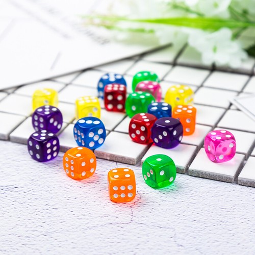 Six-Sided Coloured Dice Spot 12 Colours D6 Dice14 MM/0.55” Premium High Quality - Picture 4 of 19
