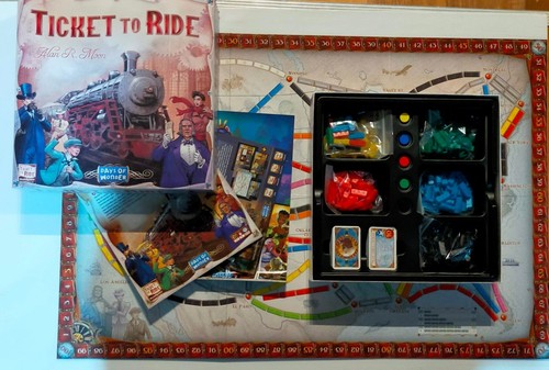 Days of Wonder Ticket To Ride by Alan R.Moon Train Adventure Board Game Like NEW - Picture 5 of 5