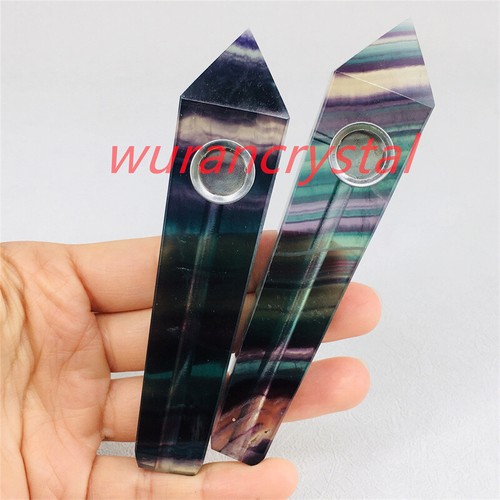 Natürliche Quarz Kristall Pfeife Obelisk Spitze Stein Stab Reiki Heilstein - Bild 70 von 329