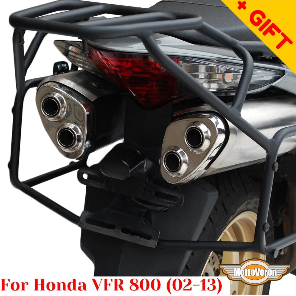 Sistema portaequipajes Interceptor 800 para Honda VFR 800 portaequipajes lateral (02-13), bonificación Foto 4 de 4