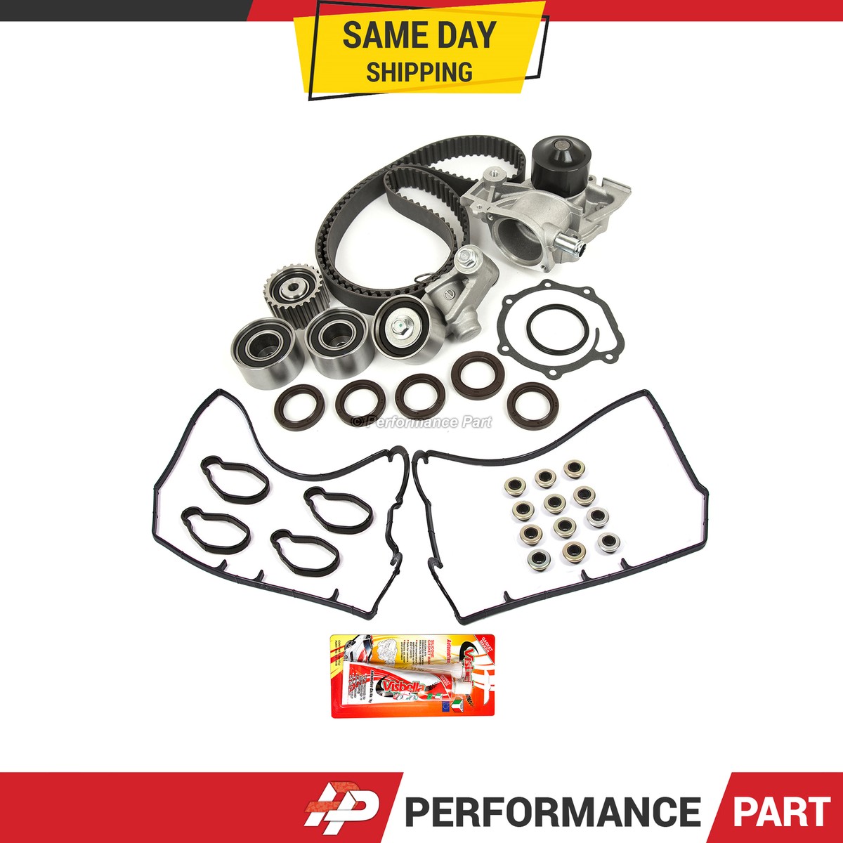 Mizumo Timing Belt Kit With Water Pump – Compatible With 98-99 Subaru Legacy/Impreza DOHC EJ25 Engine