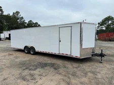 NEW 8.5X28 V-NOSE ENCLOSED CAR HAULER CARGO RACE TRAILER .080 Metal