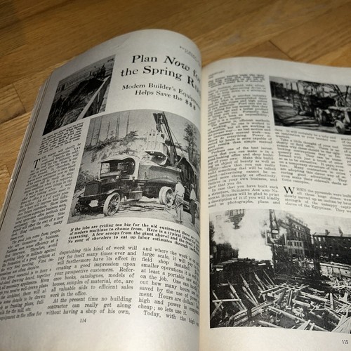 Feb 1925 BUILDING AGE & NATIONAL BUILDER 5 Day Work Week Problem / ASBESTOS ADS - Imagen 13 de 24