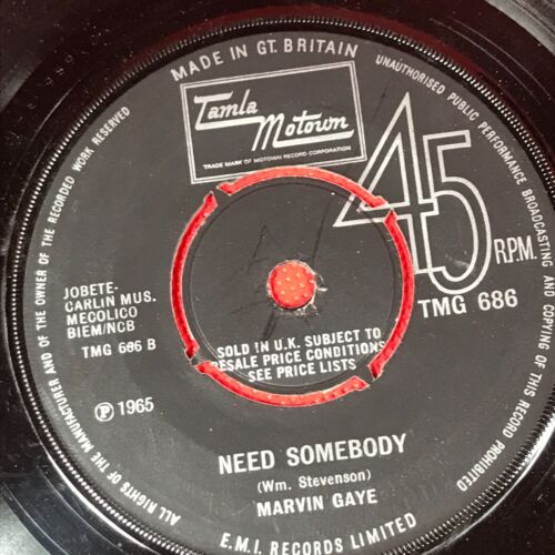 MARVIN GAYE I Heard It Through The Grapevine 1968 UK 7" vinyl single 45 record - Picture 5 of 5