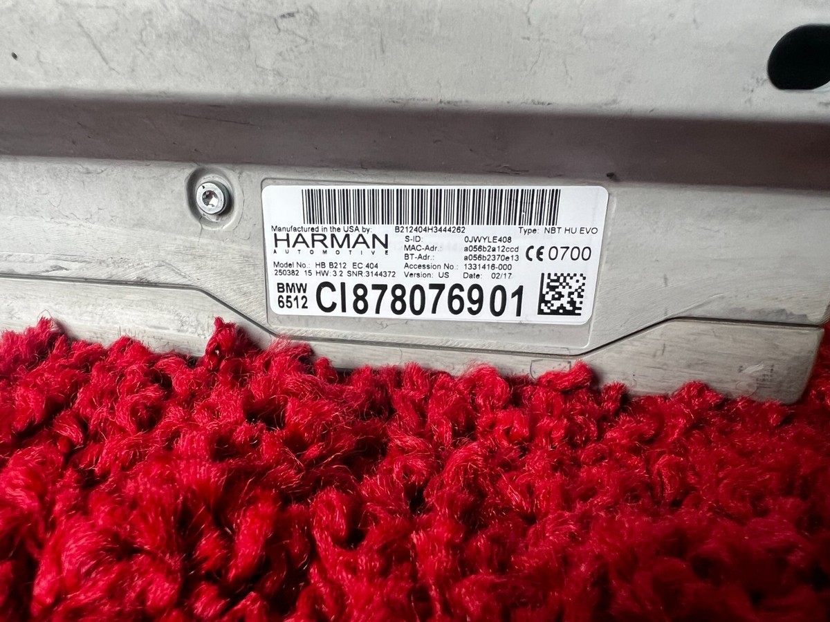 BMW G30 G31 G11 G12 NBT EVO HIGH 2 NAVIGATION SYSTEM CD PLAYER HEAD UNIT  OEM 66K | eBay