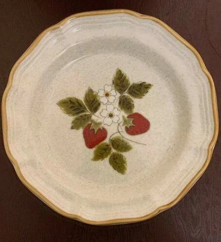 Mikasa China EB801 Strawberry Festival 8" Salad Plate 