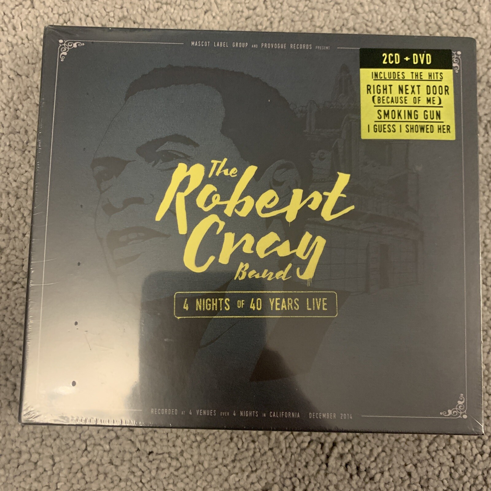 4 Nights of 40 Years Live [2-CD/DVD] by Robert Cray (CD & DVD, 2015) New Sealed