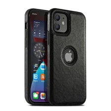 Shockproof Leather Case For iPhone 17 16 15 14 Plus 13 12 11 Pro X XR Max 7 8 SE