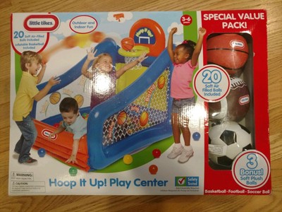 little tikes hoop it up play center