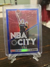 2019-20 Nba Hoops Premium Stock Blue  Zach LaVine 23