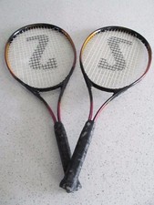 Spalding Ace Tennis Rackets Racquets Set of 2 Oversize 4 3/8 Grip