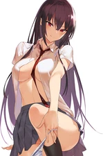 Haite Kudasai Takamine San Takane Weatherproof Waifu Anime Sticker 6" Car Decal