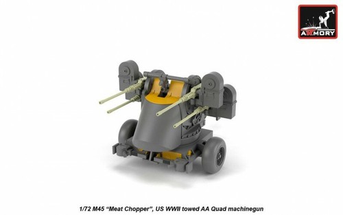 M45 Quadmount "Meat Chopper" US WWII AA Machinegun model kit 1/72 Armory 72239 - Picture 3 of 5