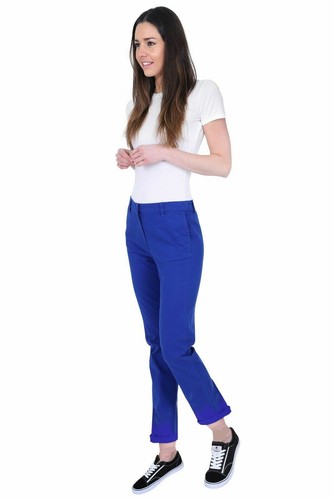 Chinos Womens Trousers Cotton Rich 