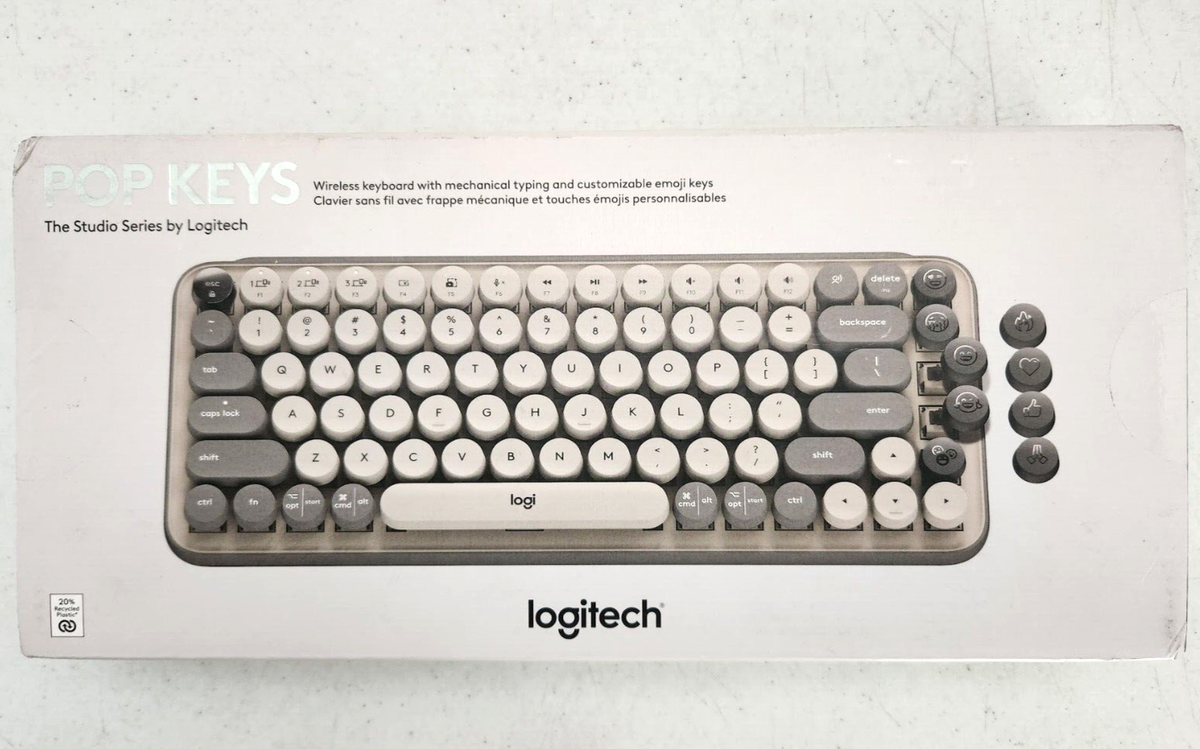 Logitech POP Keys Wireless Mechanical Emoji Keyboard #920