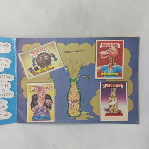 Album Complete Basuritas 2 Garbage Original Argentina Year 1990 w 120 Stickers ! - Picture 3 of 6