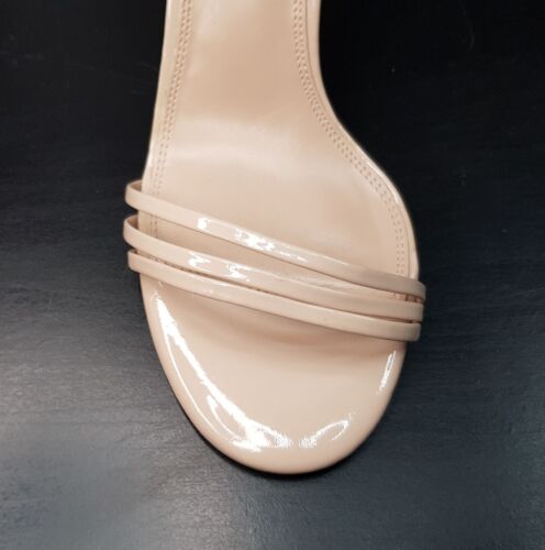 DUNE SIZE 4UK EUR37 WOMENS PINK PATENT LETHER STILETTO HEEL SLINGBACK SANDALS - Picture 17 of 24