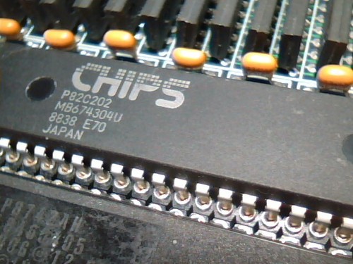 Rare 286 CPU Computer Card HETRA PC 286 AT CPU 81525 CHIPS P82A 1990 - Picture 9 of 12