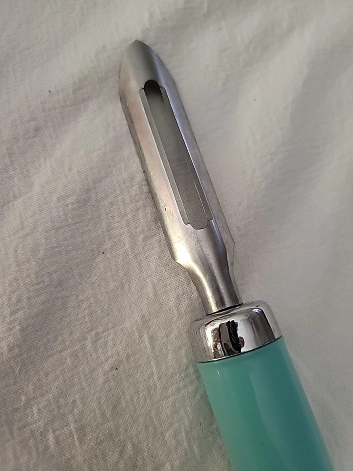 KITCHENAID TURQUOISE EURO PEELER 烹饪工具 UTENSIL POTATO VEGETABLES + — 第 2/4 张图片