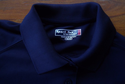 Womens M Sport-Tek Lavaman Big Island Black Short Sleeve Polo Shirt Bust 37" - Picture 4 of 7