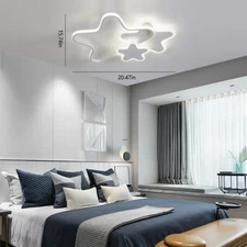 Acrylic Star Ceiling Light LED Ceiling Fixture Dimmable+Remote Kids Room Decor~