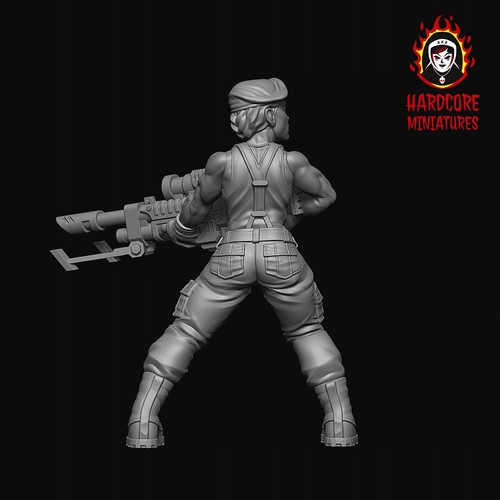 Hardcore Miniaturen weiblich Catachan Dschungel Kämpfer Squad Force Command Sergeant - Bild 37 von 164