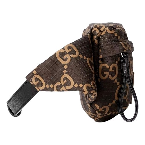 Gucci GG Ripstop Waist Bag Beige and Brown NEW - 第 4/8 張圖片