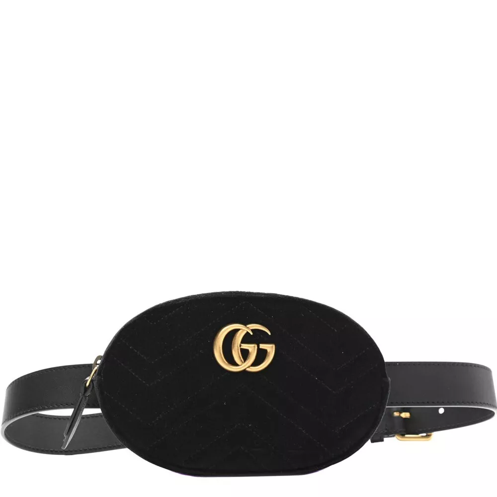 gucci chest bag black